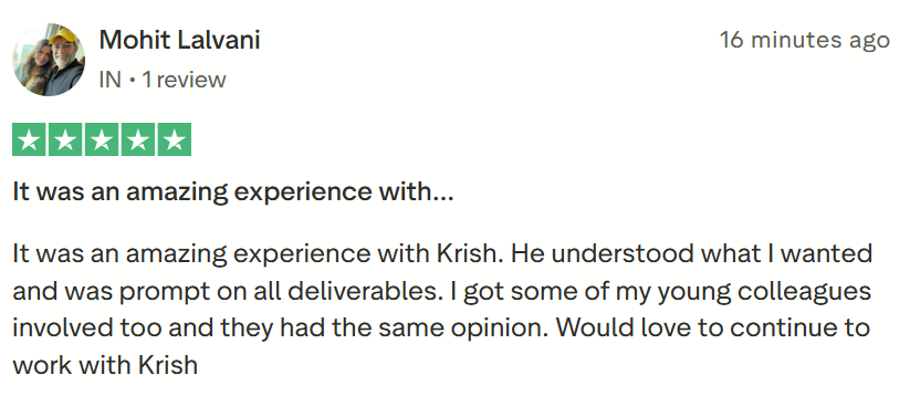 Mohit Lalvani Testimonial